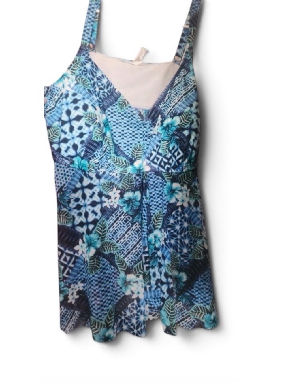 Croft & Barrow ~ Tankini Top ~ 3X ~Women’s ~ Bathing Suit Top